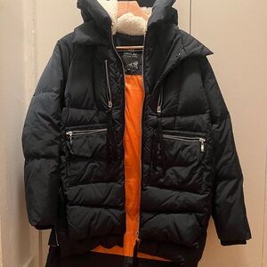 Orolay Navy Jacket with Orange Lining